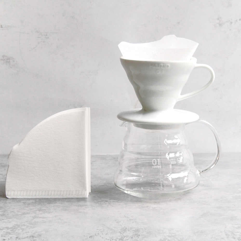 Halo Coffee Pour Over Kit - White